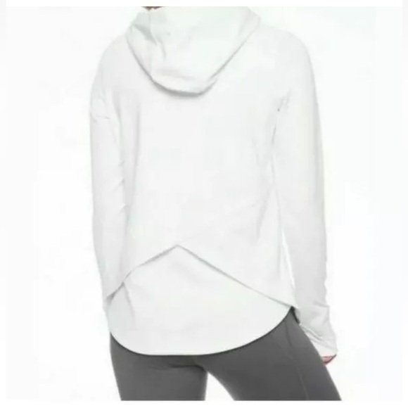 Athleta Bootcamp Hoodie in Off-White/Ivory Size Medium - Picture 1 of 12